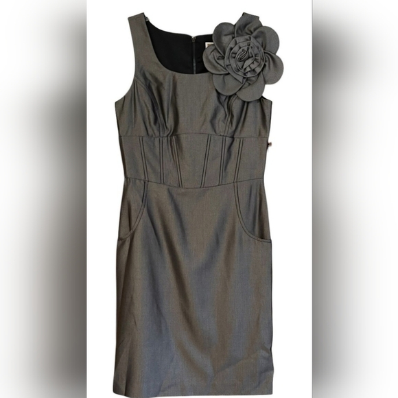 Nue by Shani Dresses & Skirts - Nue by Shani Black & White Textured Shimmer Fabric with Pockets NWT
